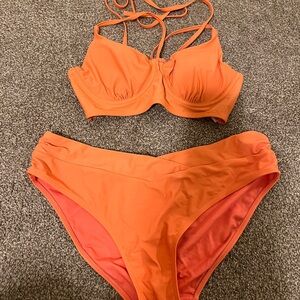Orange Women's Bikini Set